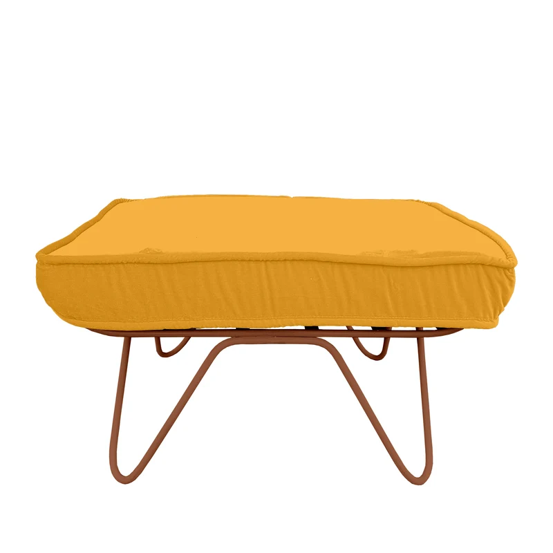 Pouf Croisette Velours