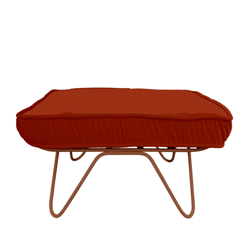 Pouf Croisette Velours