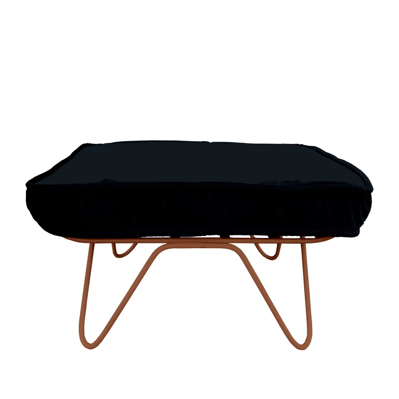 Pouf Croisette Velours