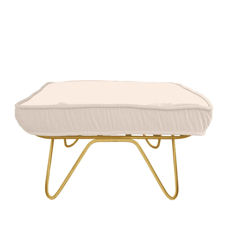 Pouf Croisette Velours