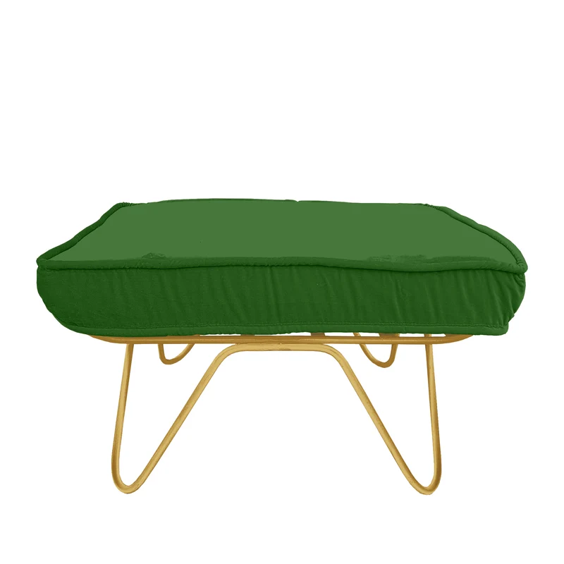 Pouf Croisette Velours
