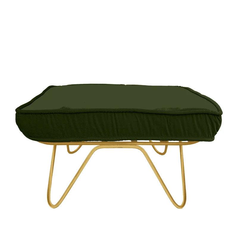 Pouf Croisette Velours