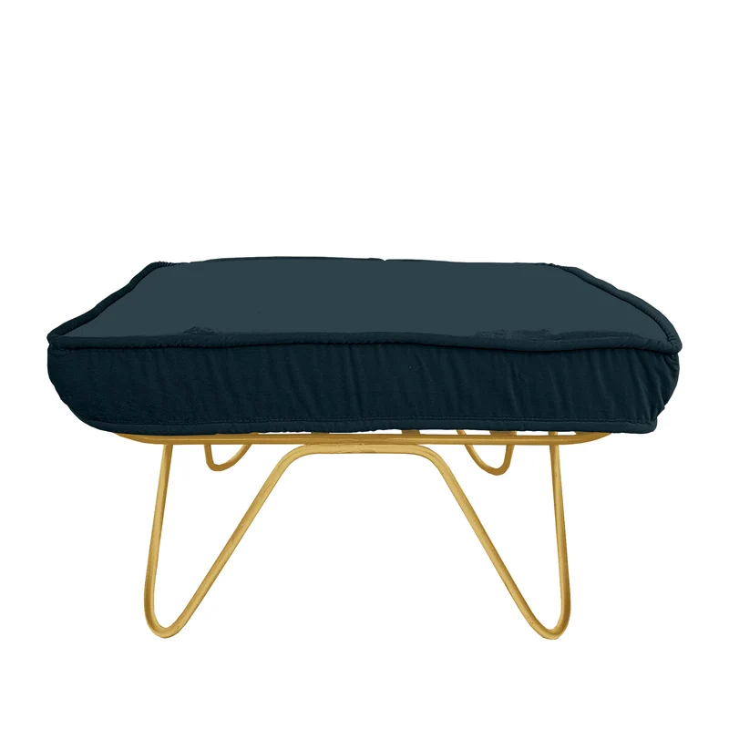 Pouf Croisette Velours