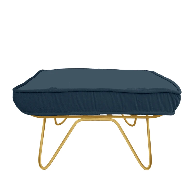 Pouf Croisette Velours