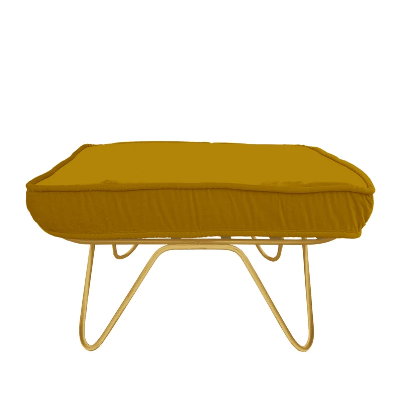 Pouf Croisette Velours