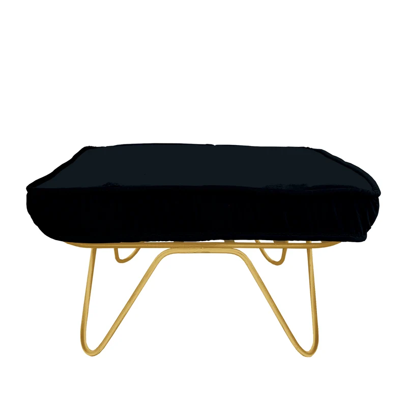 Pouf Croisette Velours