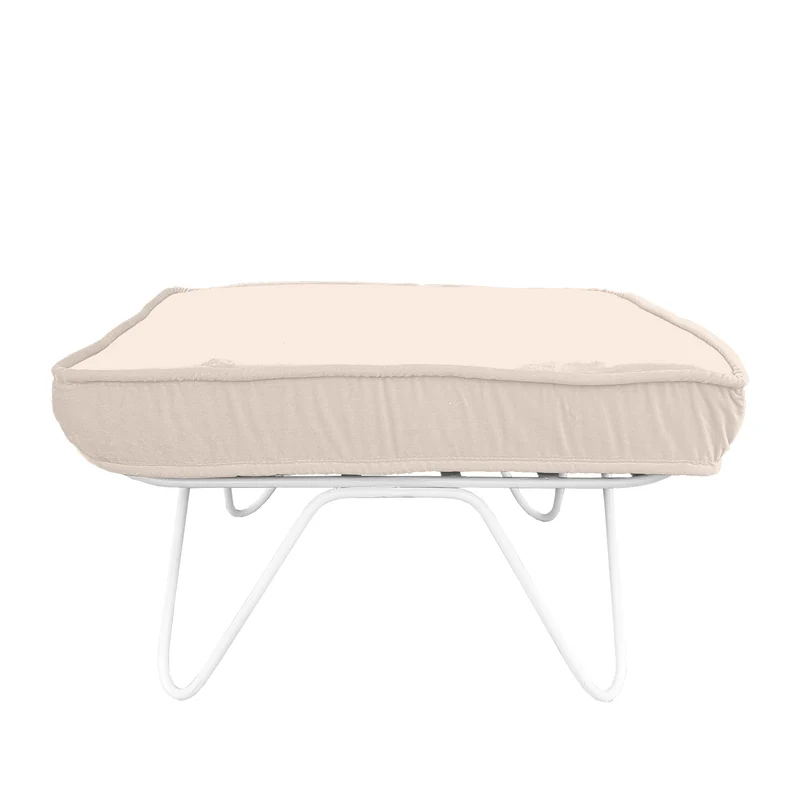 Pouf Croisette Velours