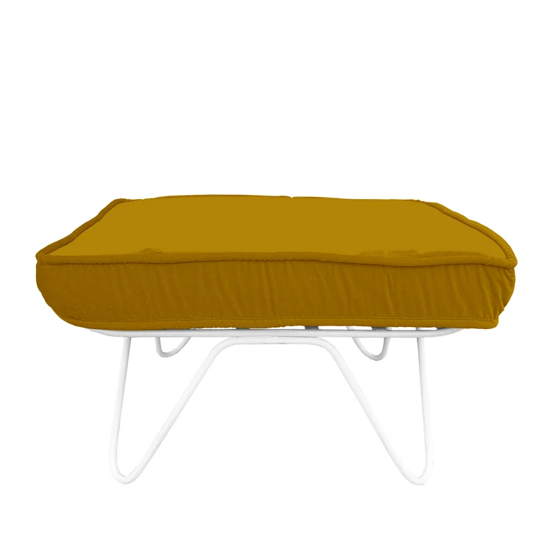 Pouf Croisette Velours