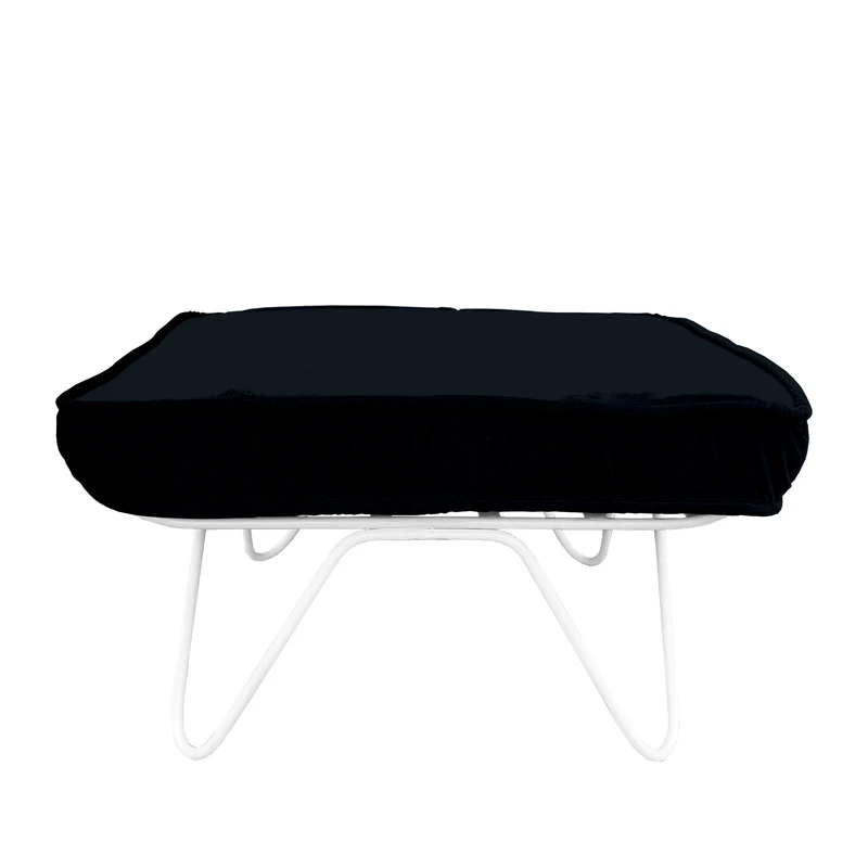 Pouf Croisette Velours