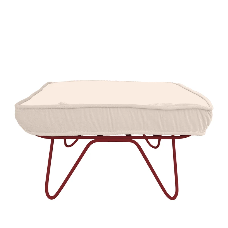 Pouf Croisette Velours