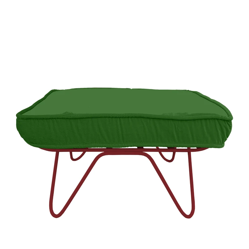 Pouf Croisette Velours