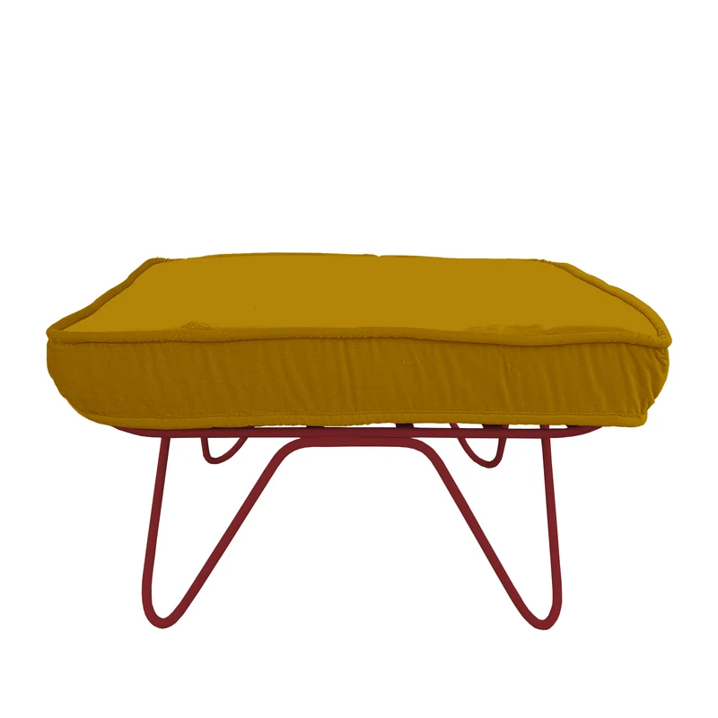 Pouf Croisette Velours