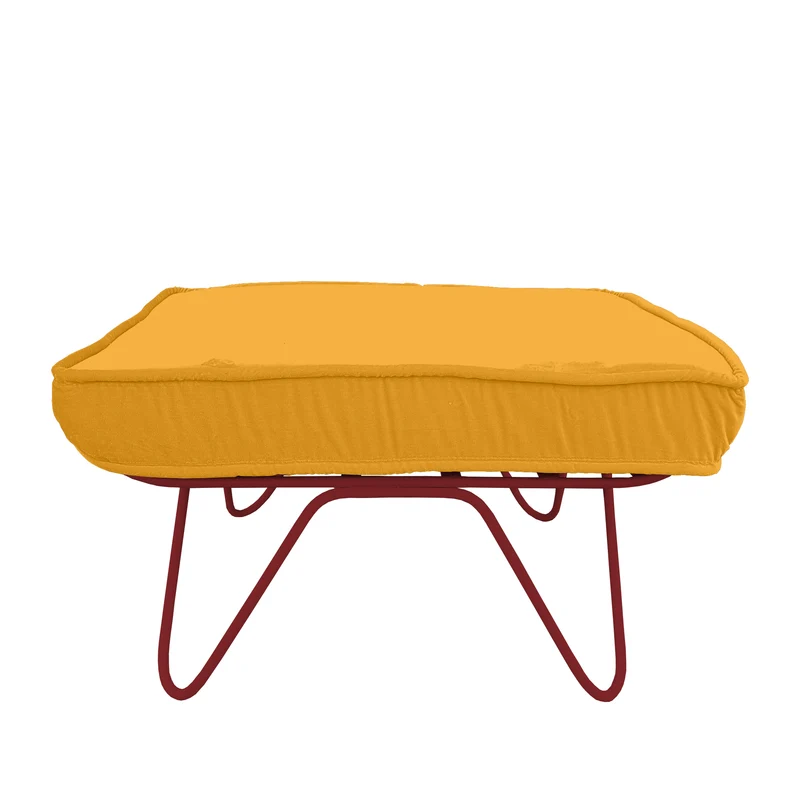Pouf Croisette Velours