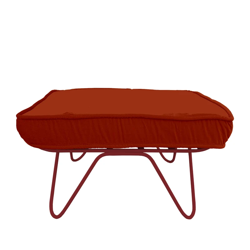 Pouf Croisette Velours