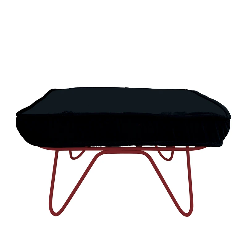 Pouf Croisette Velours