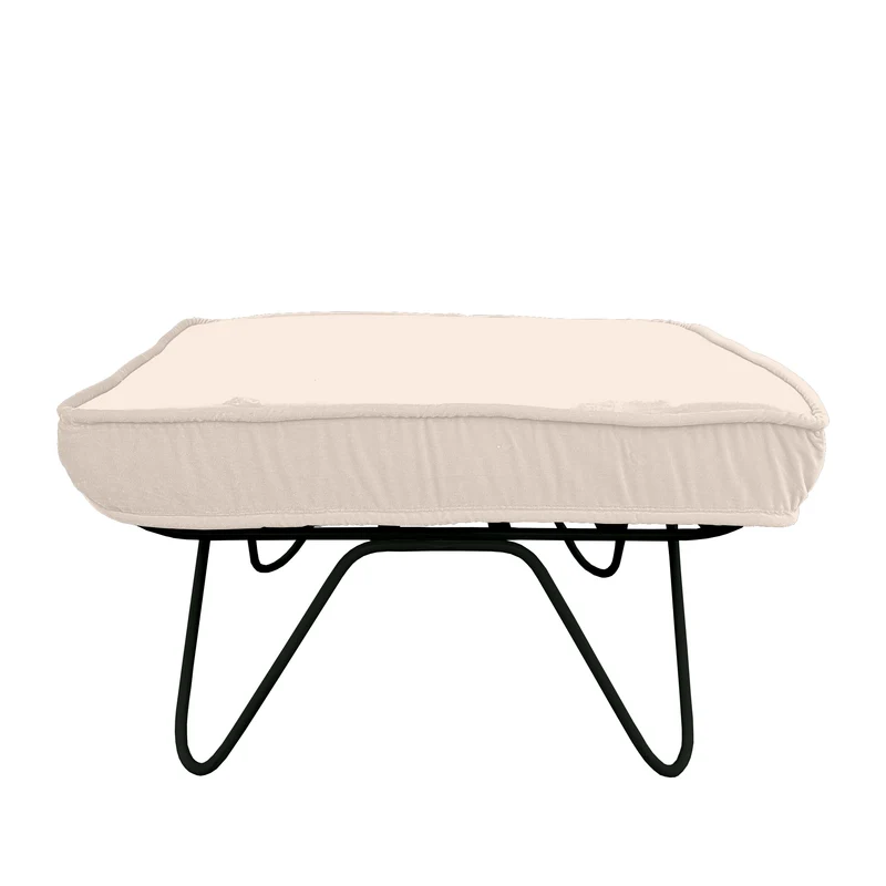 Pouf Croisette Velours