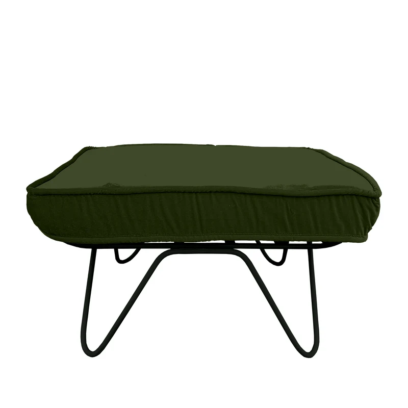 Pouf Croisette Velours