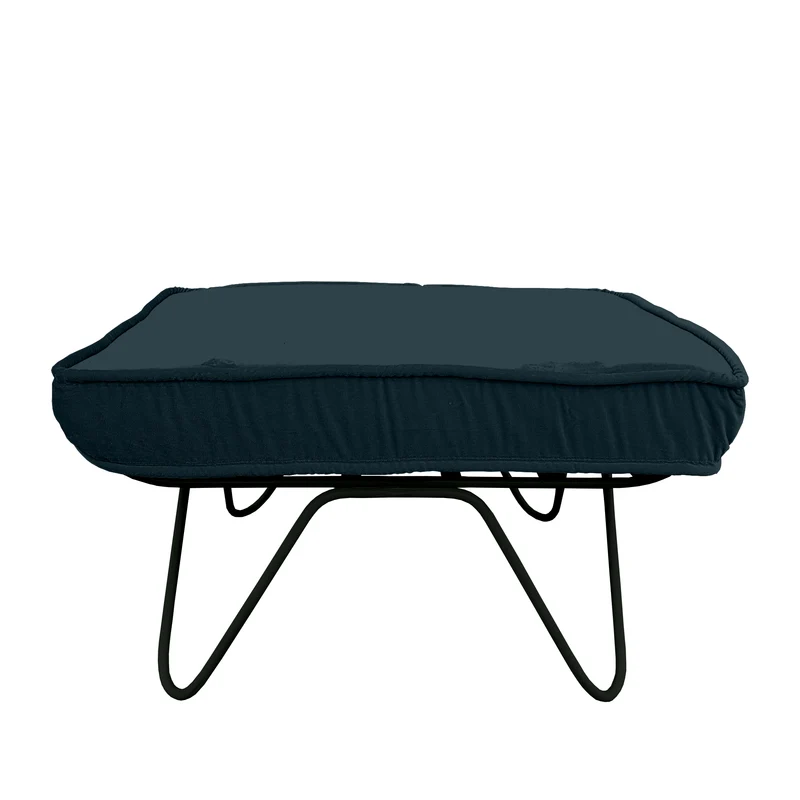 Pouf Croisette Velours