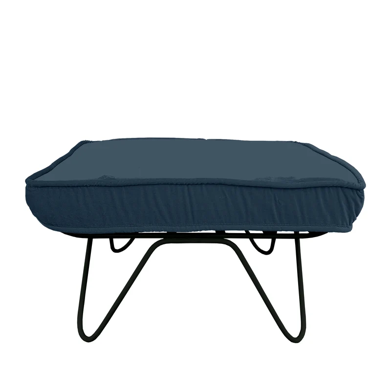 Pouf Croisette Velours