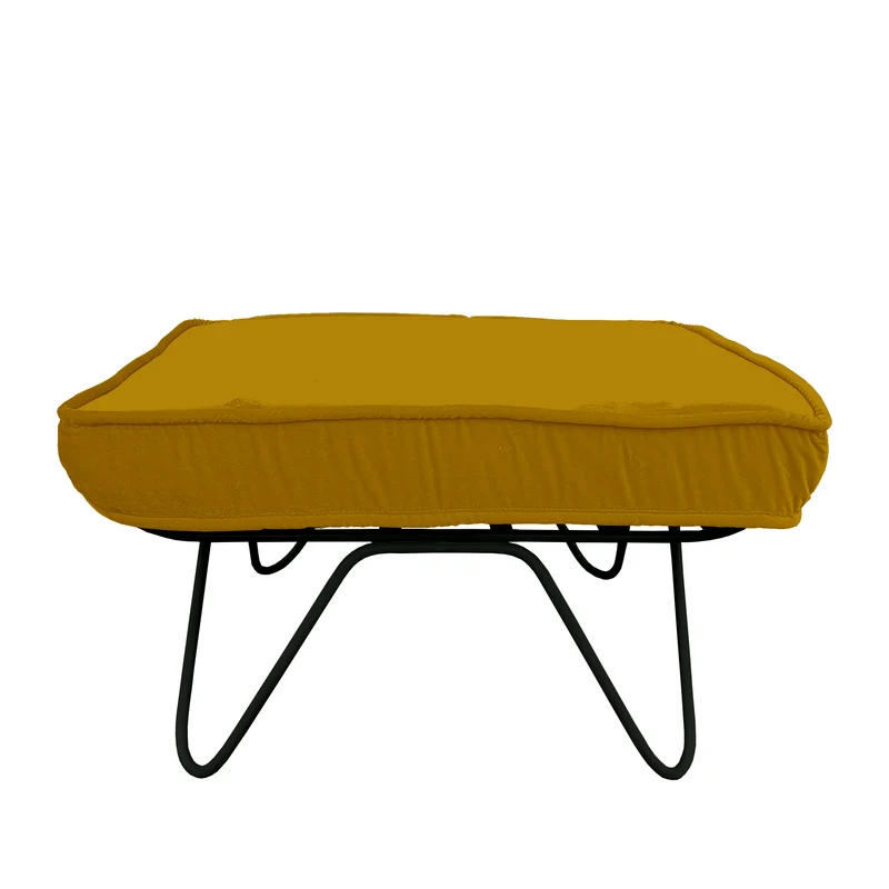 Pouf Croisette Velours