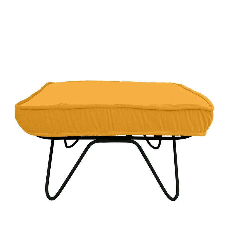 Pouf Croisette Velours