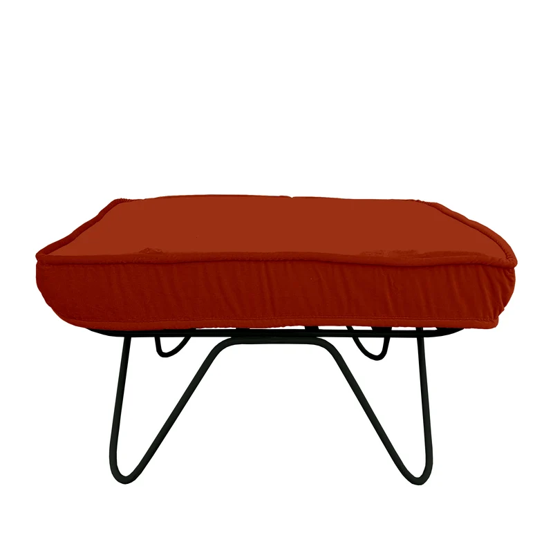 Pouf Croisette Velours