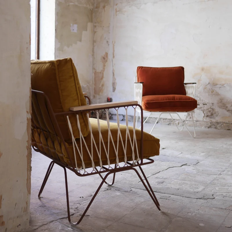 Fauteuil Croisette Velours
