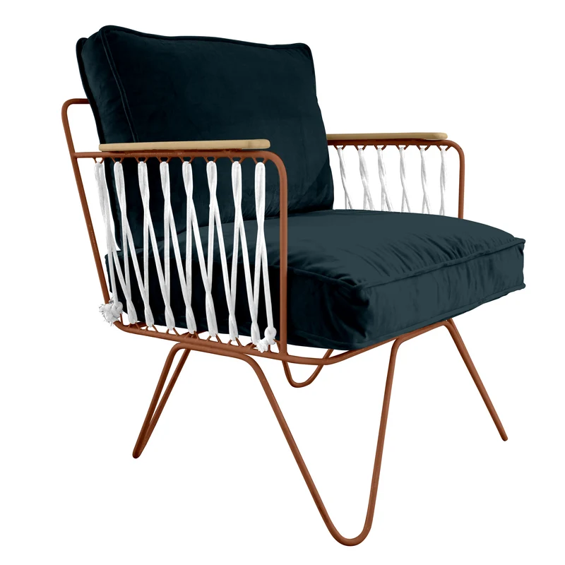 Fauteuil Croisette Velours