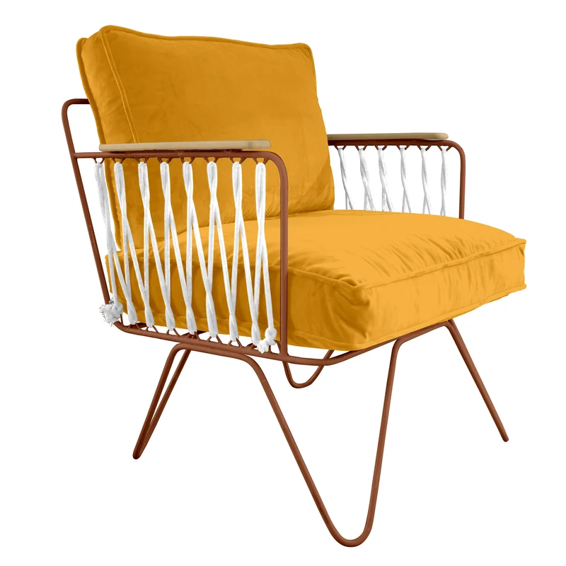 Fauteuil Croisette Velours