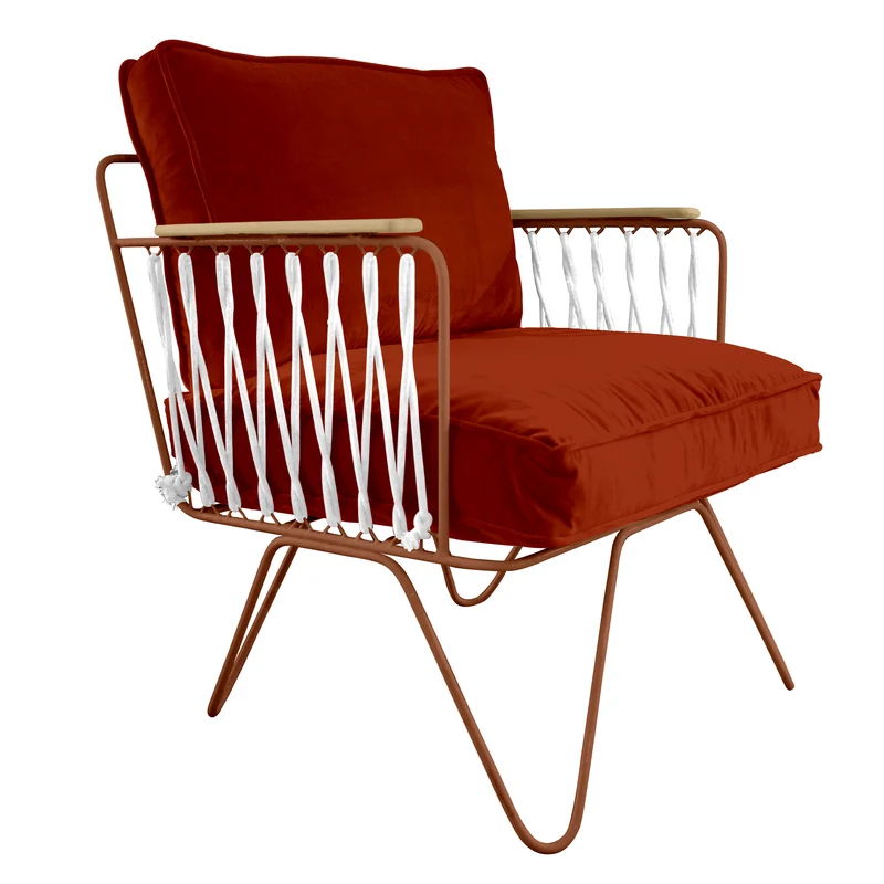 Fauteuil Croisette Velours