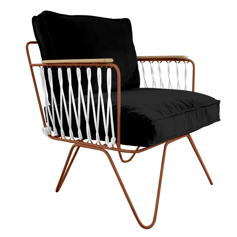 Fauteuil Croisette Velours
