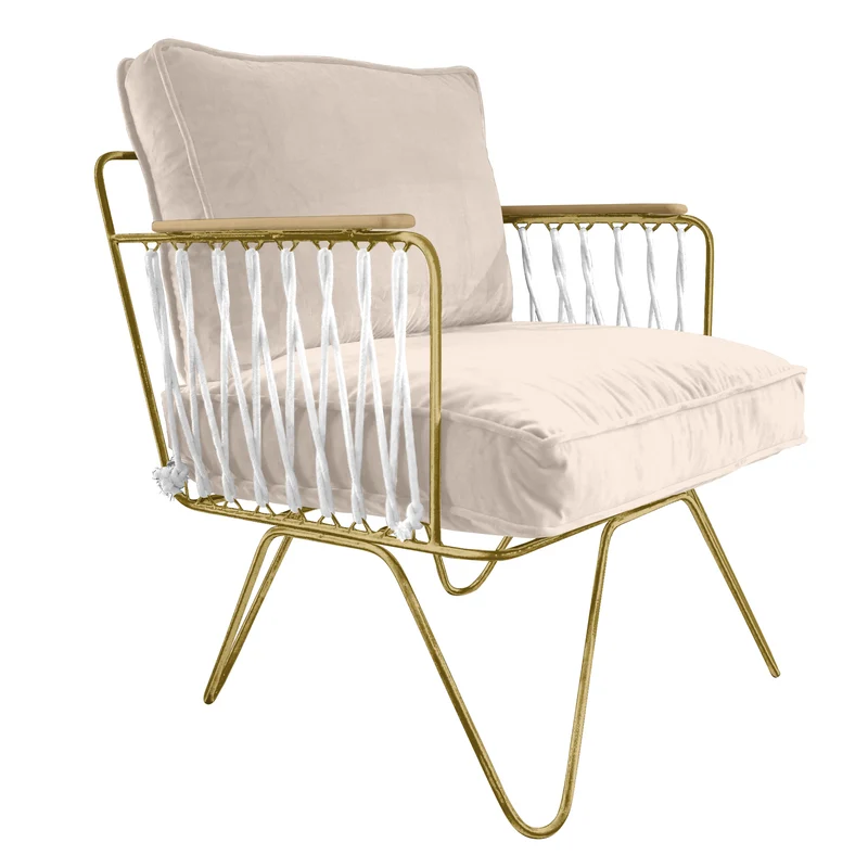 Fauteuil Croisette Velours