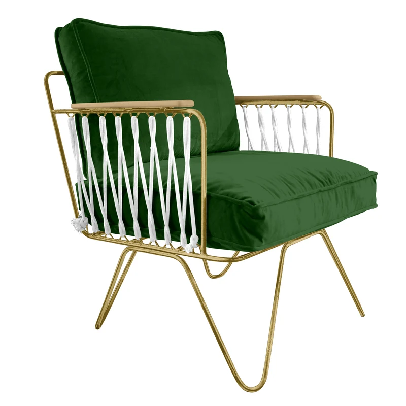 Fauteuil Croisette Velours