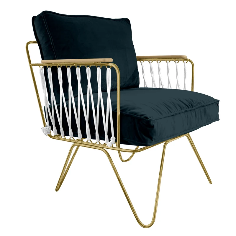 Fauteuil Croisette Velours