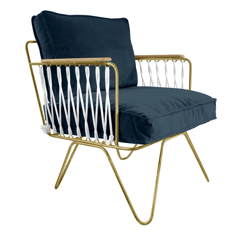 Fauteuil Croisette Velours