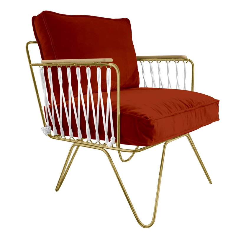 Fauteuil Croisette Velours