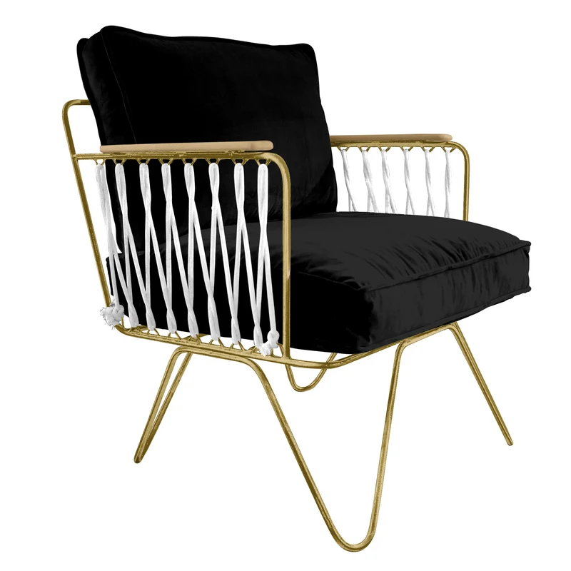Fauteuil Croisette Velours