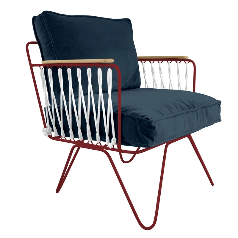 Fauteuil Croisette Velours
