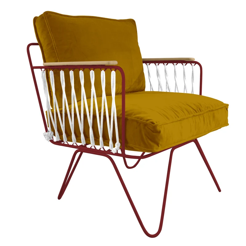 Fauteuil Croisette Velours