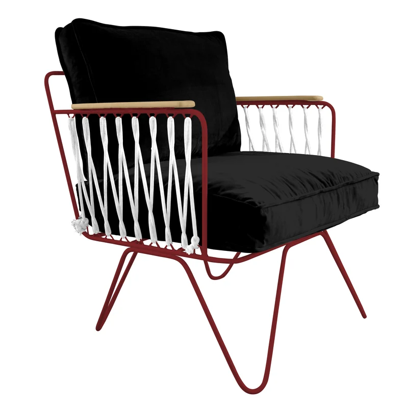 Fauteuil Croisette Velours
