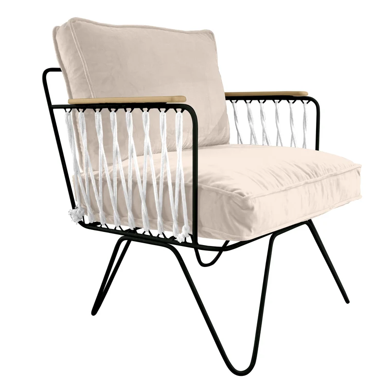 Fauteuil Croisette Velours