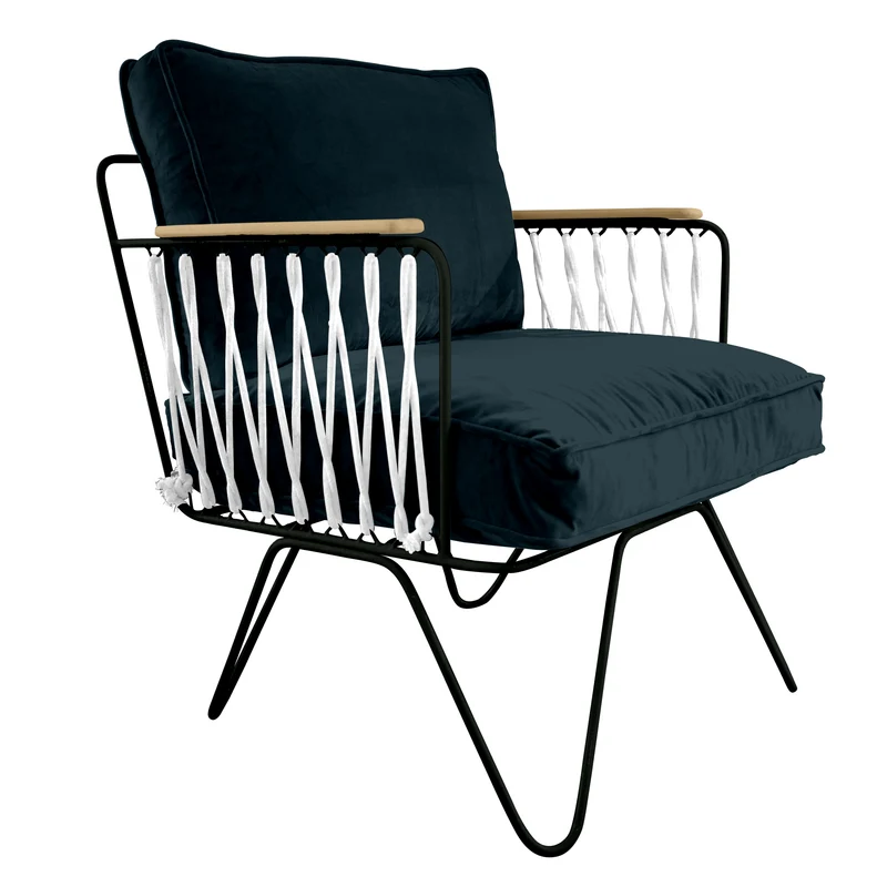 Fauteuil Croisette Velours