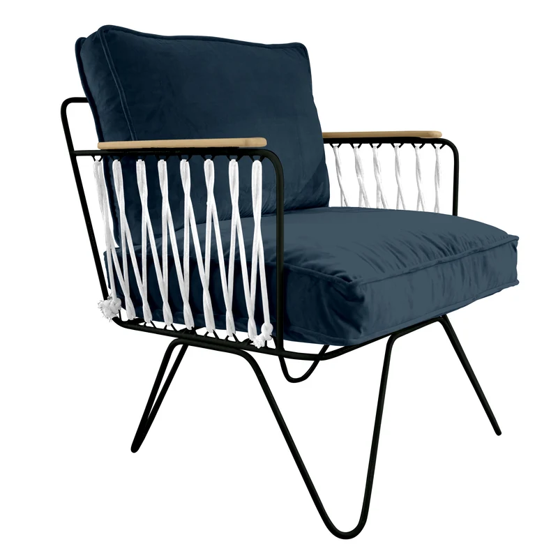 Fauteuil Croisette Velours