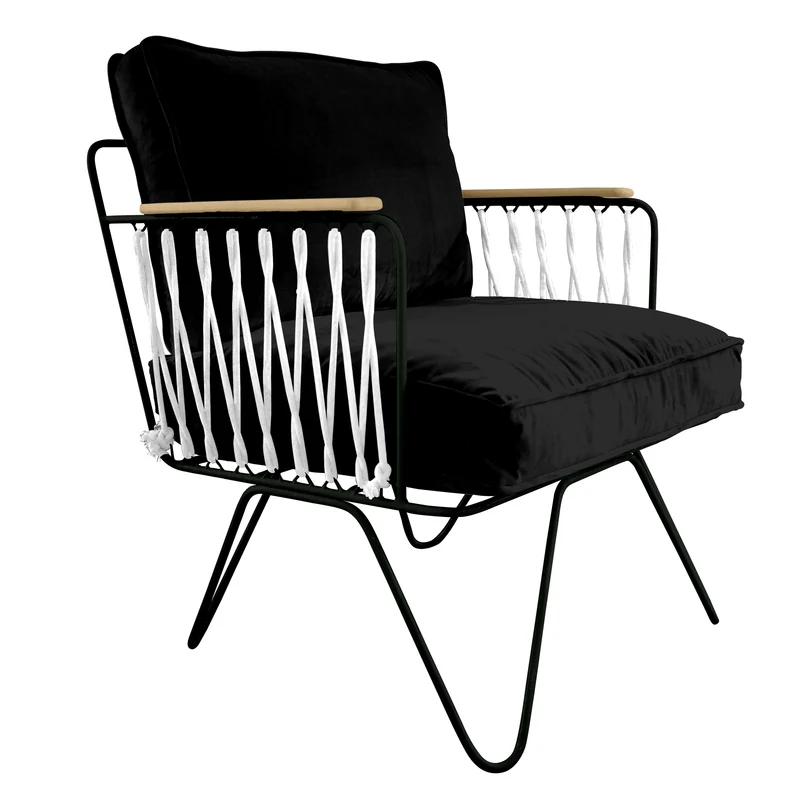 Fauteuil Croisette Velours