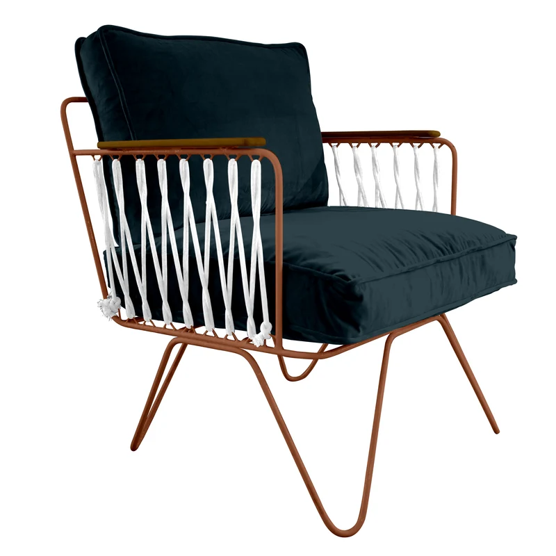 Fauteuil Croisette Velours