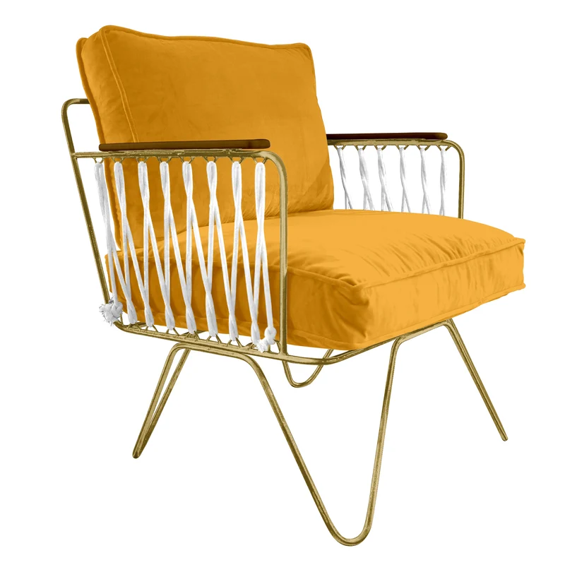 Fauteuil Croisette Velours