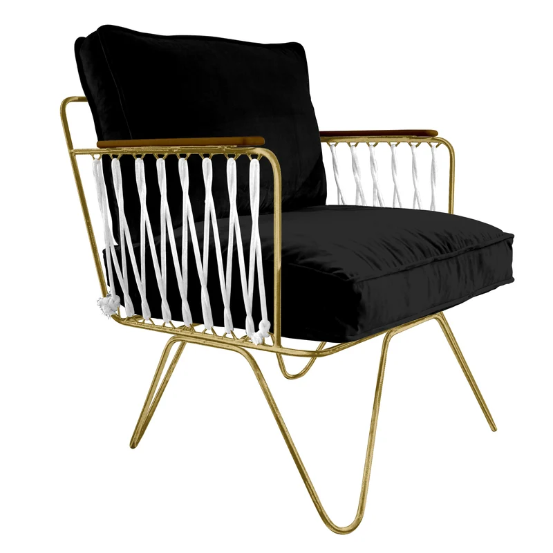 Fauteuil Croisette Velours