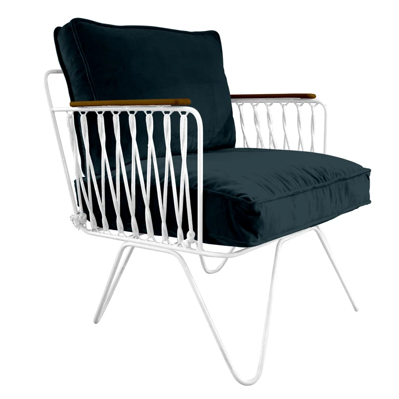 Fauteuil Croisette Velours