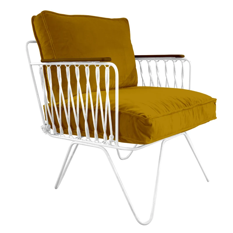 Fauteuil Croisette Velours