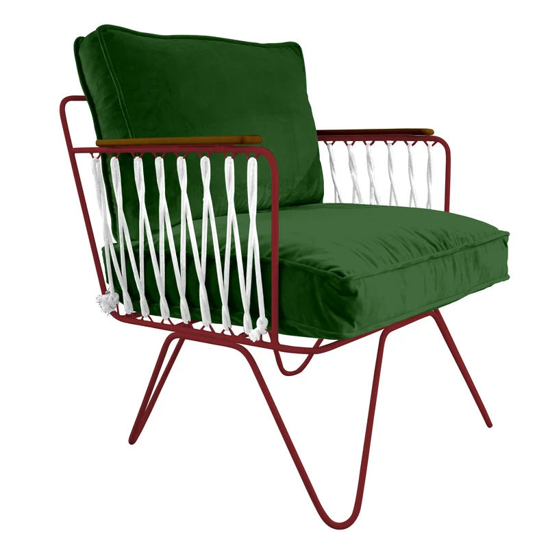 Fauteuil Croisette Velours